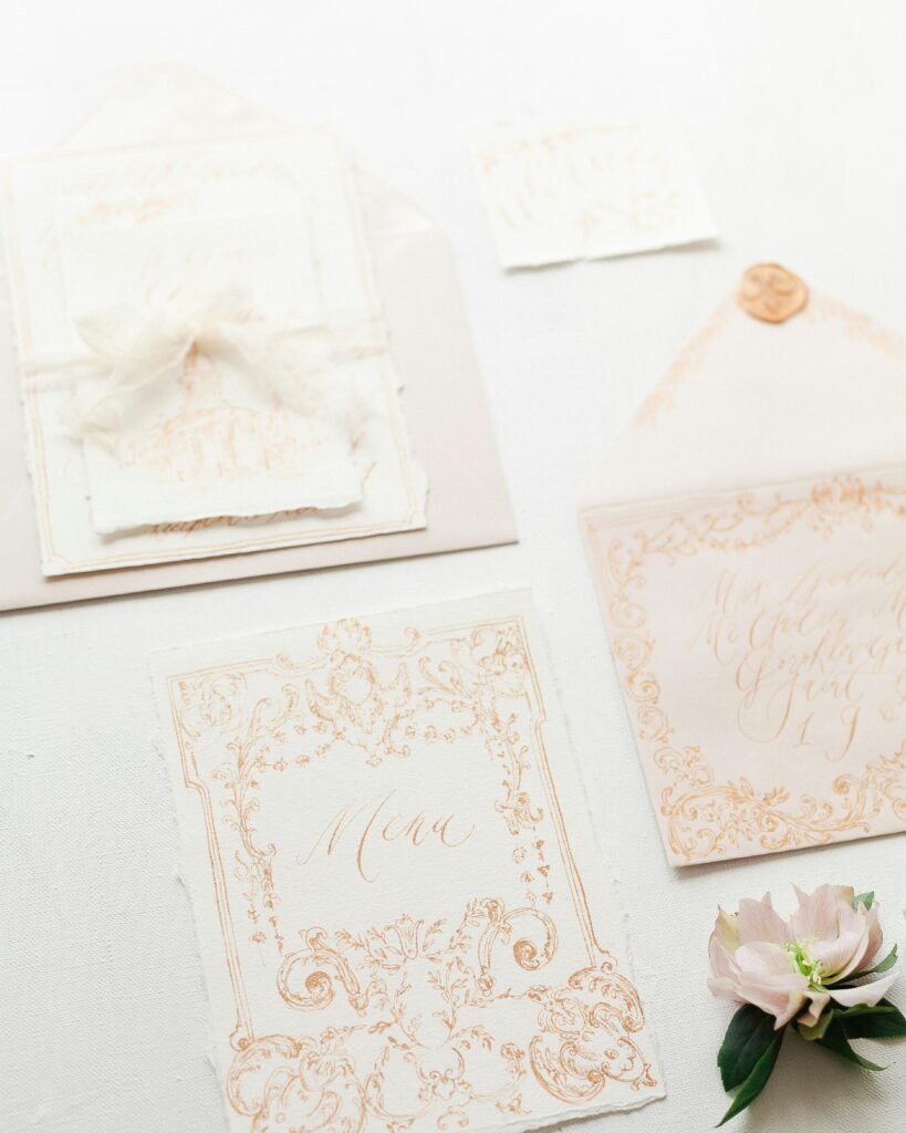 The Sweet Start custom invitation package by MRS Party Planner Central Oregon